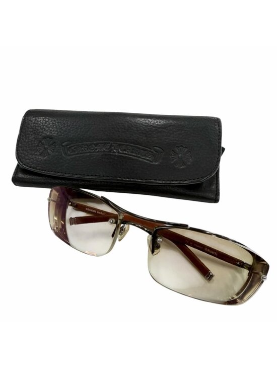 Chrome Hearts Amped Leather 925 Two Bridge Gradient Lens Eyewear Sunglasses main image 4
